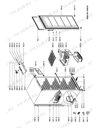 Схема №1 GKA 2502 с изображением Испаритель для холодильной камеры Whirlpool 481251138321