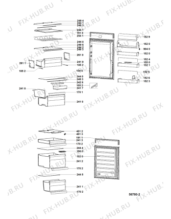 Схема №2 HM7030ECAAO31 (F155678) с изображением Всякое для холодильника Indesit C00506796