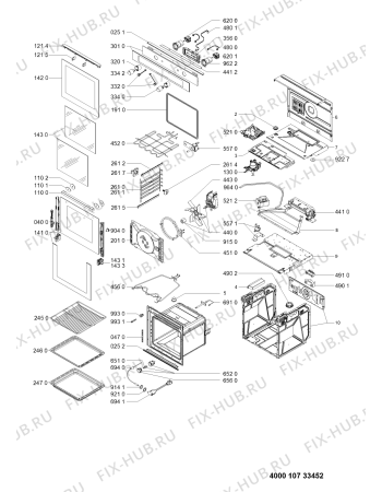 Схема №1 AKZM 6600/IX с изображением Кнопка для духового шкафа Whirlpool 481010568899