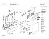 Схема №4 SMS3452GB с изображением Передняя панель для посудомойки Bosch 00282211