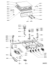 Схема №1 CGA 510/02 BL с изображением Клавиша для плиты (духовки) Whirlpool 481953228241