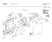 Схема №2 SMS2021JJ SMS2021 с изображением Панель для электропосудомоечной машины Bosch 00119978