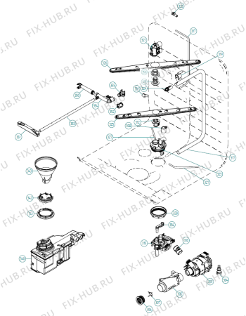 Схема №5 D5893 XXL FI DK   -Titan FI Soft (200011, DW70.4) с изображением Обшивка для посудомойки Gorenje 270298