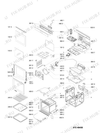 Схема №1 W11IOM14MS2H (F154945) с изображением Кабель для электропечи Indesit C00537861