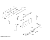 Схема №7 U17M72S0GB с изображением Панель управления для плиты (духовки) Bosch 00675552