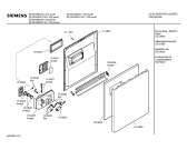 Схема №3 SE24A290 с изображением Передняя панель для посудомойки Siemens 00433762