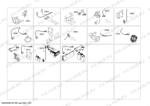Схема №4 WAT24660TR Serie 8 Akilli Dozaj sistemi с изображением Ручка для стиралки Bosch 00633728
