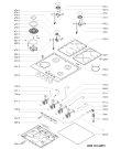 Схема №1 002.389.12 с изображением Клавиша для плиты (духовки) Whirlpool 481010451082