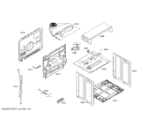 Схема №5 HBA21B451E Horno.BO.2d.B4.ME_Ti_Stop.pt_bsc.inox с изображением Передняя часть корпуса для электропечи Bosch 00700789