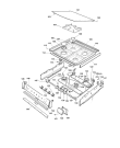 Схема №5 10695G (F032077) с изображением Покрытие для плиты (духовки) Indesit C00241667