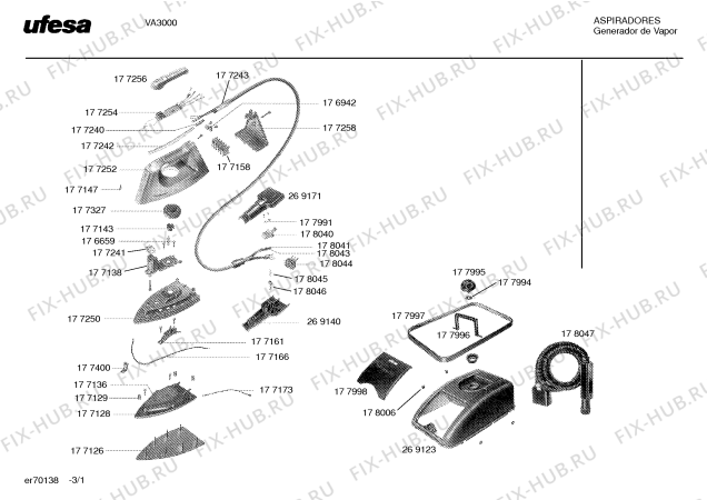 Схема №2 VA3000 с изображением Варочная панель для тостера (фритюрницы) Bosch 00177256
