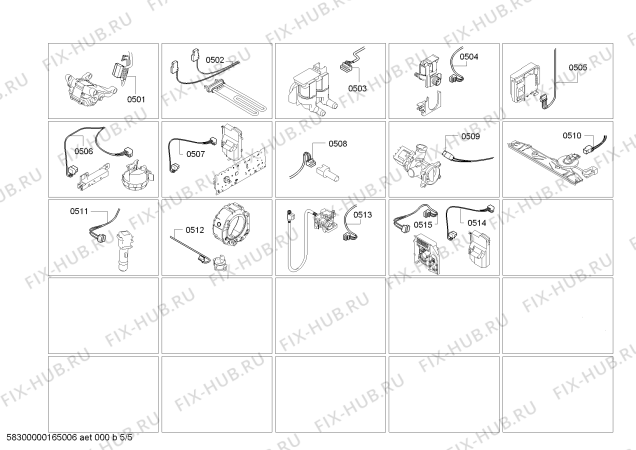 Схема №4 WAY32590FF Home Professional с изображением Ручка для стиралки Bosch 00658709
