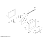 Схема №5 P1HEB43151 с изображением Панель управления для духового шкафа Bosch 00740543