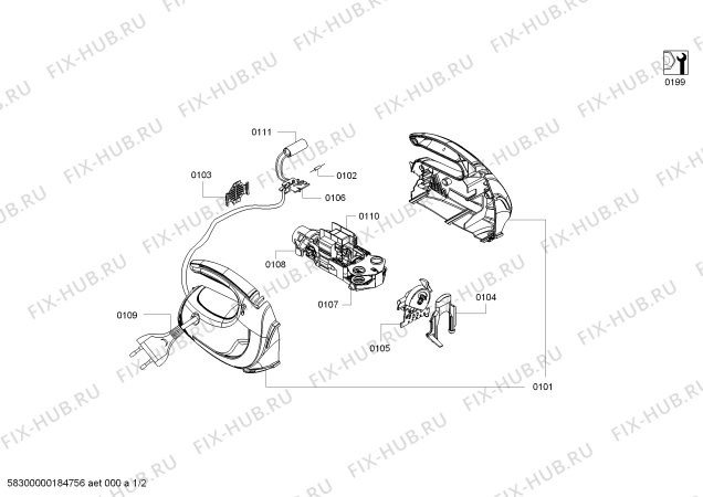 Схема №2 MKS4720B с изображением Толкатель для блендера (миксера) Bosch 12001161