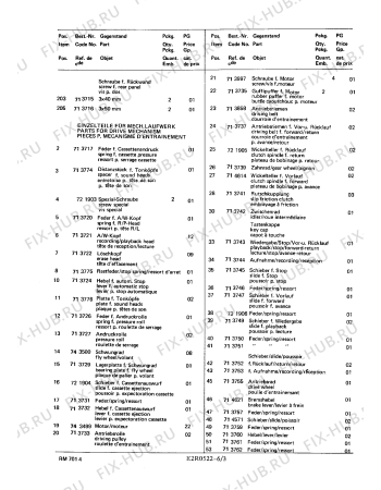 Взрыв-схема аудиотехники Siemens RM7014 - Схема узла 03