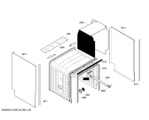 Схема №4 S44M45B0DE с изображением Передняя панель для посудомойки Bosch 00647558