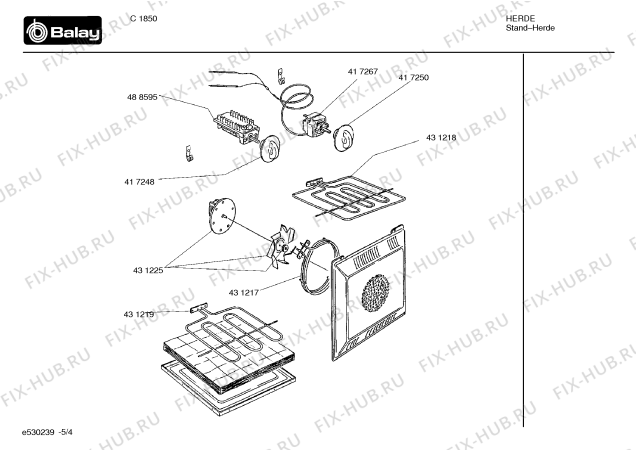 Схема №3 C1850 с изображением Кнопка для плиты (духовки) Bosch 00417250