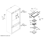 Схема №6 CIR30M1IL1 с изображением Корпус для холодильной камеры Bosch 00610578