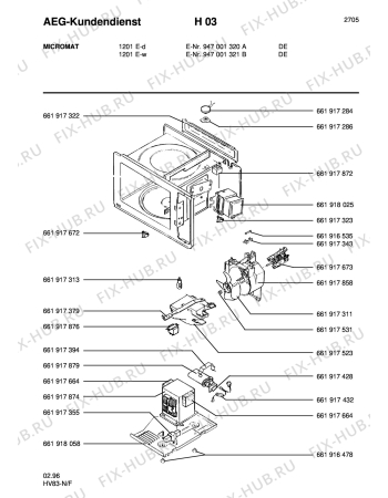 Схема №1 MC DUO 2231 E - D с изображением Электромагнитное устройство для свч печи Aeg 8996619178743