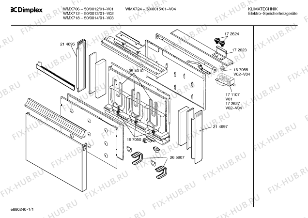 Схема №1 50/0013 WMX712 с изображением Опорная ножка для комплектующей Bosch 00265907