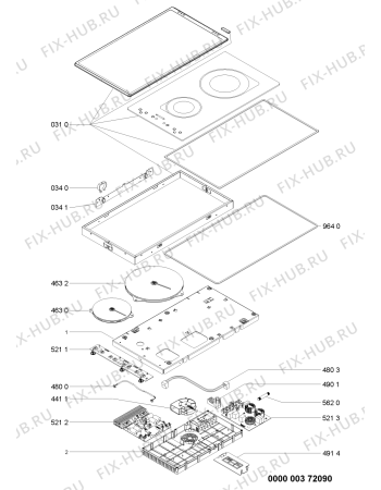 Схема №1 KHDI3010 (F091756) с изображением Руководство для электропечи Indesit C00351823