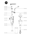 Схема №1 HN6428S0/870 с изображением Корпусная деталь для электроблендера Seb MS-651466