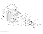 Схема №4 WM08E050TH с изображением Заливной шланг для стиралки Siemens 00496853