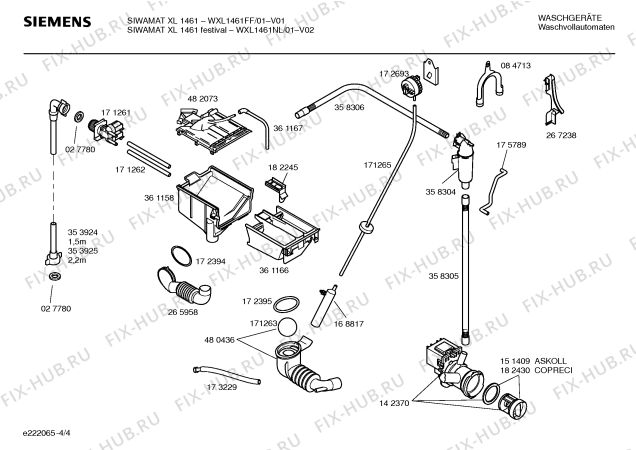 Схема №4 WFO2851DN Maxx Control WFO 2851 с изображением Модуль управления для стиралки Siemens 00432080