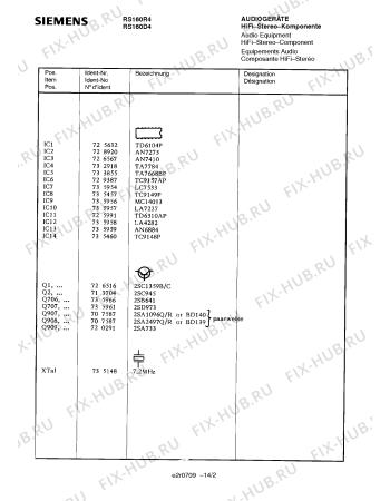 Схема №8 RS160R4 с изображением Пульт дистанционного управления для аудиотехники Siemens 00755597