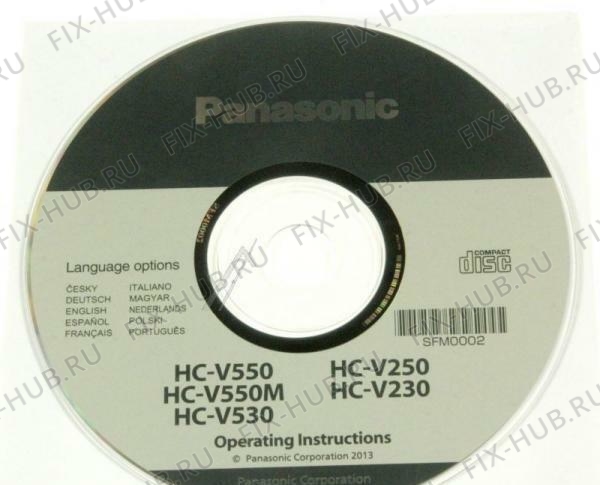 Большое фото - Инструкция по эксплуатации для комплектующей Panasonic SFM0002 в гипермаркете Fix-Hub
