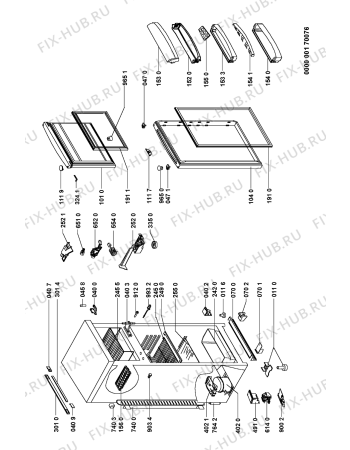 Схема №1 ARZ 9250/H с изображением Дверка для холодильника Whirlpool 481241618774