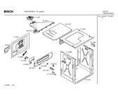 Схема №3 HBN2360GB с изображением Передняя часть корпуса для духового шкафа Bosch 00366709
