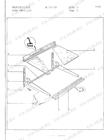 Схема №15 IK541023 с изображением Планка для холодильника Bosch 00293470