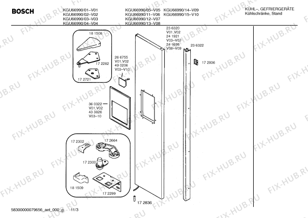 Схема №5 KGU66990 с изображением Конденсатор для холодильника Bosch 00355568