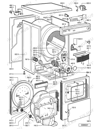Схема №1 EC 29 с изображением Декоративная панель для электросушки Whirlpool 481245219989