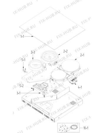 Схема №1 VDK630F (377392, VM4660129F) с изображением Поверхность для электропечи Gorenje 401961