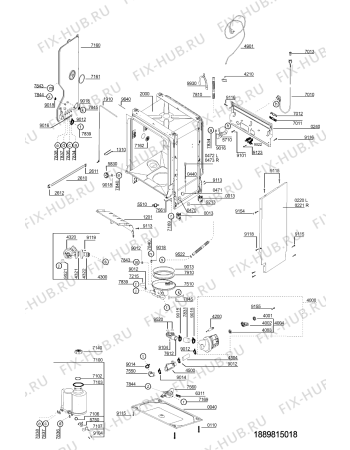 Схема №1 ADL 335 IX с изображением Диспенсер для посудомойки Whirlpool 481241868278