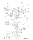 Схема №1 ADL 335 IX с изображением Запчасть для электропосудомоечной машины Whirlpool 481240478549
