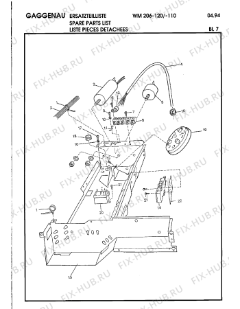 Схема №8 WM206120 WM206 с изображением Уплотнитель для стиральной машины Bosch 00159246