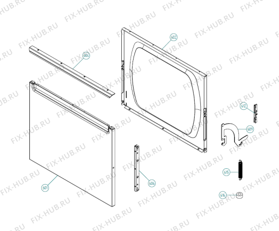 Взрыв-схема стиральной машины Gorenje 1606 W UK   -White (900003159, WM25.3) - Схема узла 06