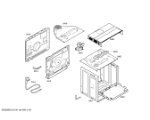 Схема №4 HBN594651E horno.bosch.ind.mult.inx.pta_cr.wtt.tc с изображением Внешняя дверь для плиты (духовки) Bosch 00662744