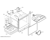Схема №5 HEN760650 с изображением Фронтальное стекло для духового шкафа Bosch 00471842