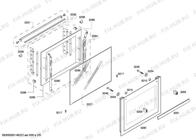 Взрыв-схема плиты (духовки) Bosch HBB73C451E Horno.bosch.py.2d.B4.E3_CIF.pta_carr.inx - Схема узла 02