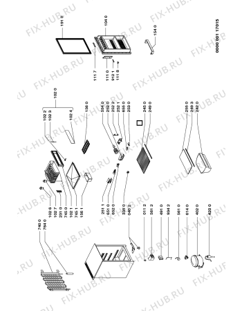 Схема №1 KE 14/0-T с изображением Компрессор для холодильной камеры Whirlpool 481936038606