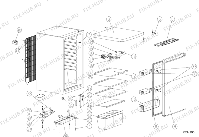Схема №1 TT20AP (F091233) с изображением Инструкция по эксплуатации для холодильника Indesit C00346492