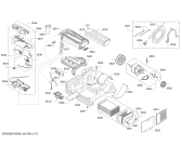 Схема №4 WTS865B3FF с изображением Панель управления для сушильной машины Bosch 00702089