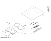 Схема №1 EH645QA16E Multiplex с изображением Стеклокерамика для плиты (духовки) Siemens 00686499