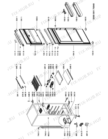 Схема №1 CZE 310A/AL с изображением Дверь для холодильной камеры Whirlpool 481241619906