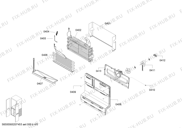 Схема №4 KM47EA03TI CN FRFC Domestic с изображением Шарнир крышки для холодильной камеры Siemens 12023061