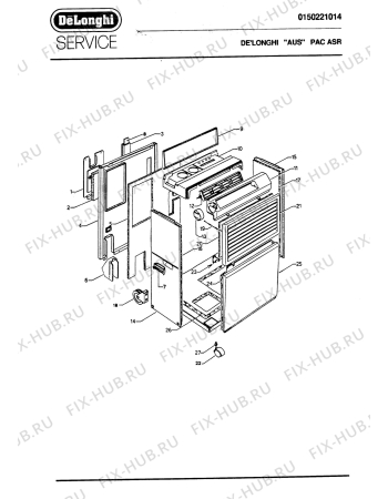 Схема №2 PAC ASR с изображением Трубка для сплит-системы DELONGHI 552108